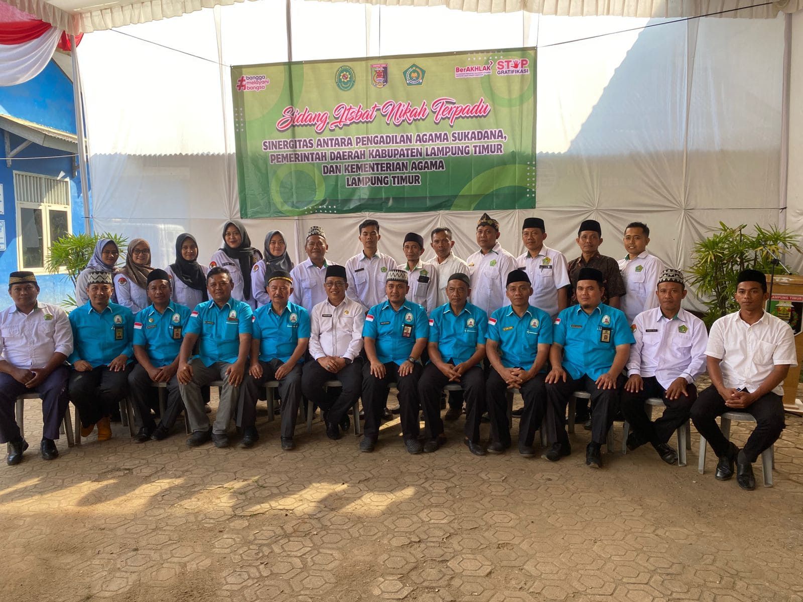 Plt. Kepala KUA Mataram Baru Hadiri Pelaksanaan Sidang Isbat Nikah Terpadu  Kabupaten Lampung Timur
