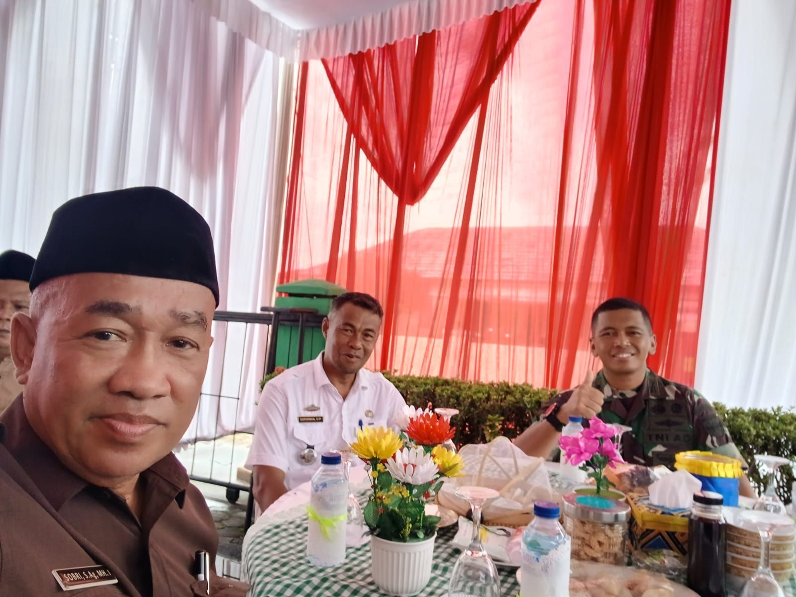 KUA Sekampung bersinerji, Hadir dalam Kunjungan Kerja Dandim di Koramil Sekampung
