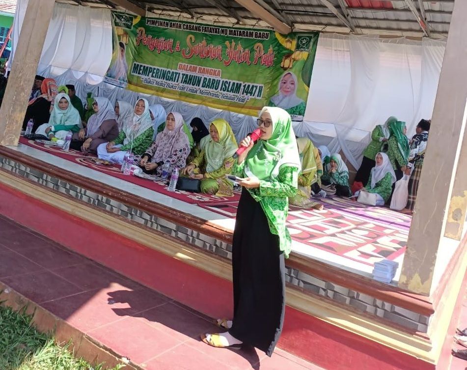 Penyuluh Agama Islam dan Fatayat NU Sukses Gelar Pengajian dan Santunan Yatim Piatu
