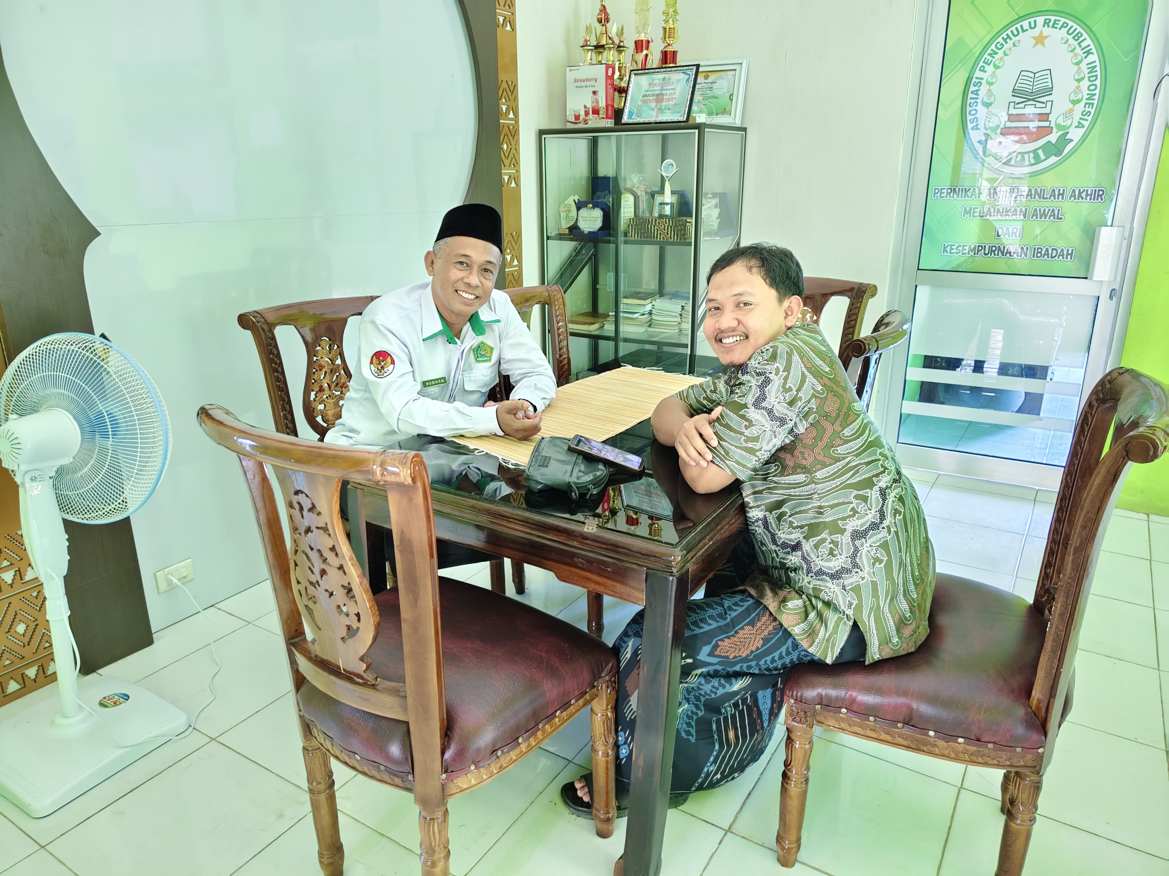 Perkuat Sinergi Keumatan, Kepala KUA Batanghari Sambut Kunjungan Ketua MUI