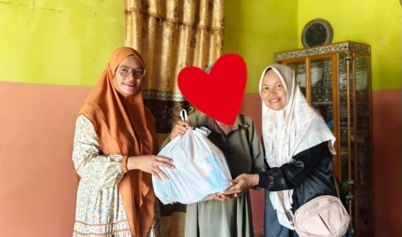 Penyuluh Agama Islam KUA Batanghari Bersama MT. Aisyiyah Salurkan 80 Paket Sembako