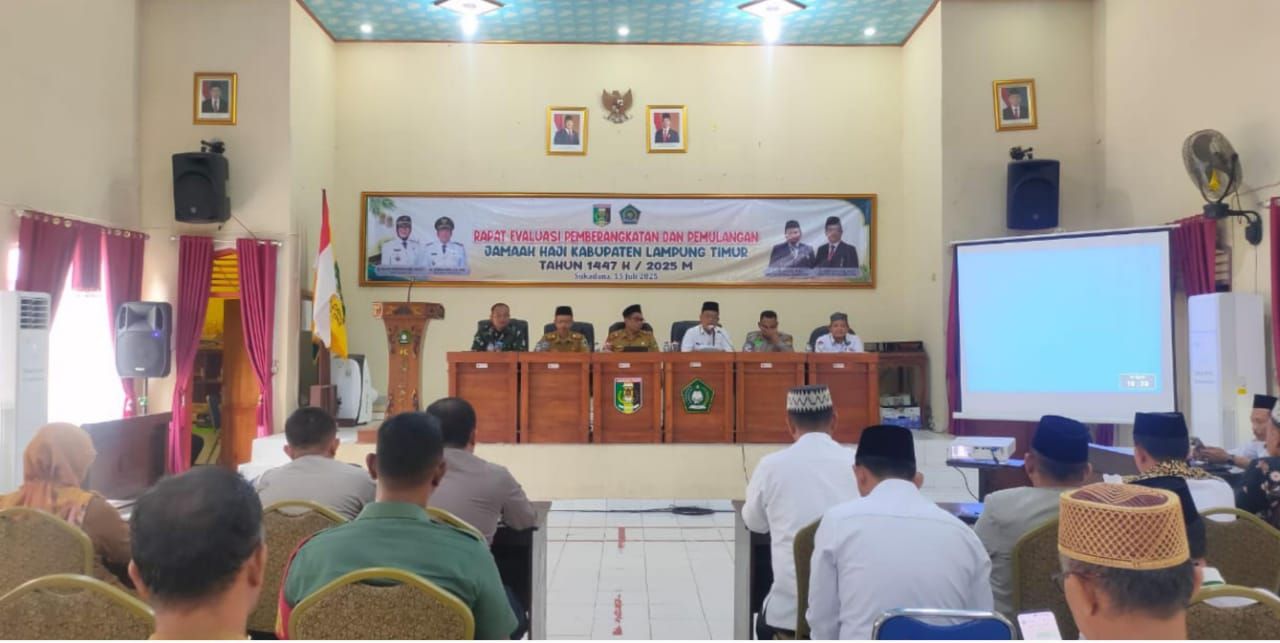 Kepala KUA Batanghari Hadiri Evaluasi Penyelenggaraan Haji 1446 H/2025 M