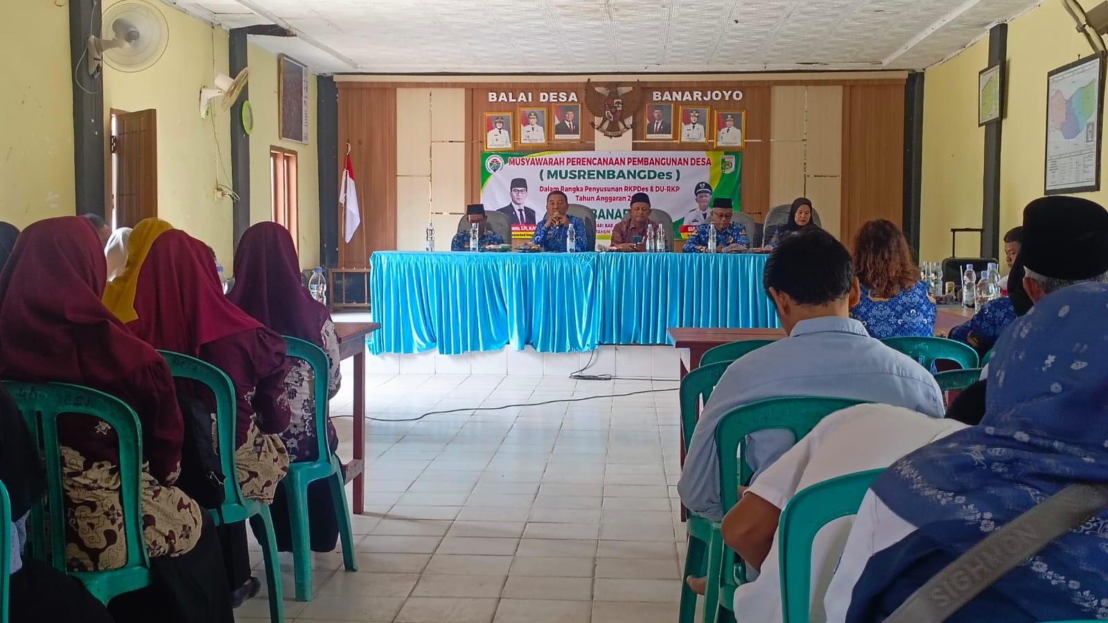 Kepala KUA Batanghari Sampaikan Program dan Tusi KUA dalam Musrenbangdes Banarjoyo