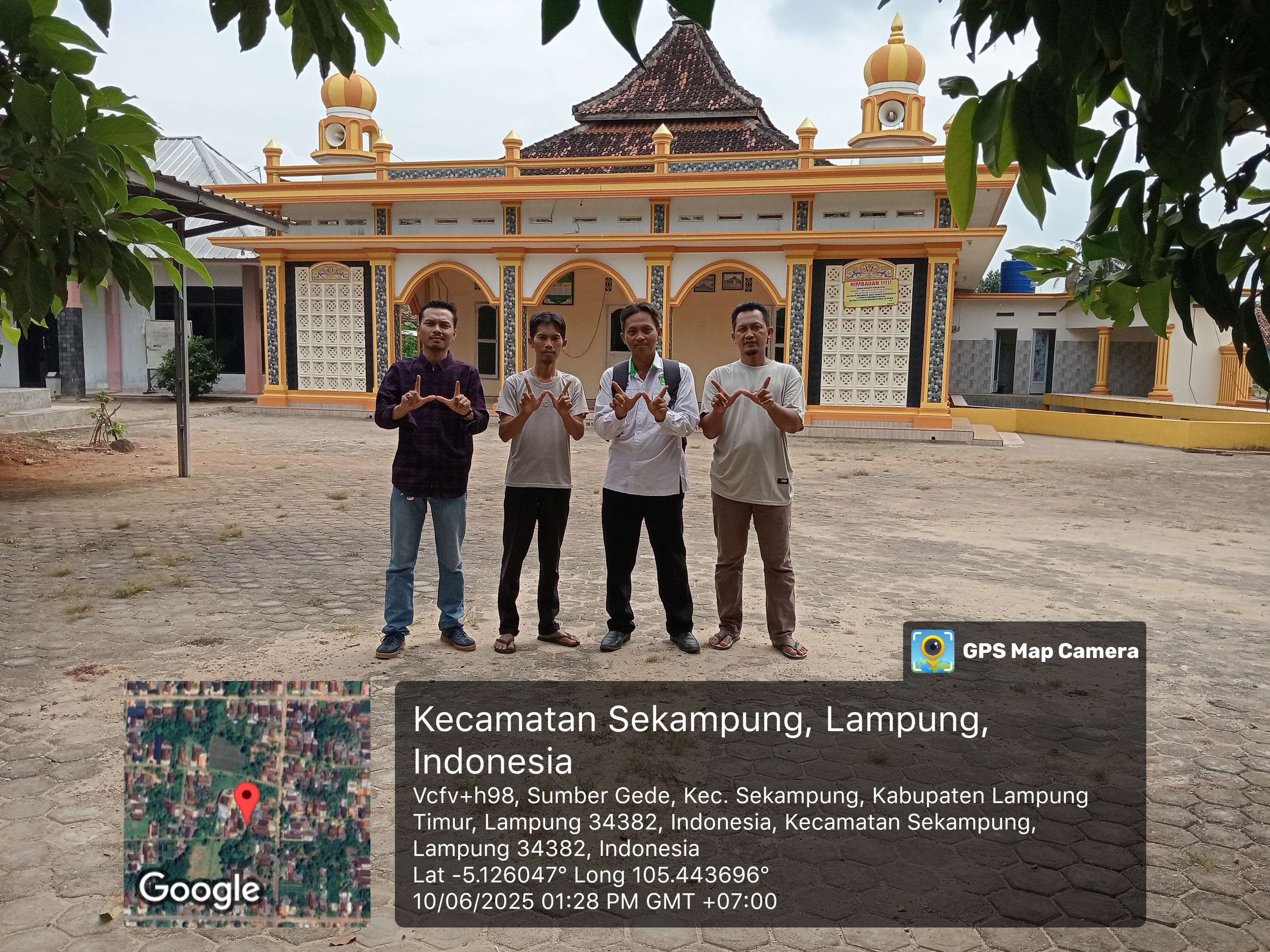 KUA Sekampung Lakukan Verifikasi Tanah Wakaf seluas 6.622 M2 di Desa Sumbergede 
