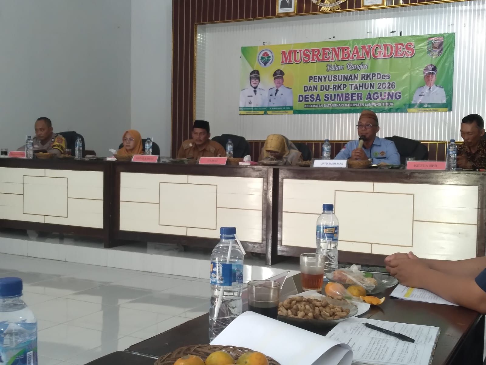 KUA Batanghari Hadir di Musrenbangdes Sumber Agung, Wujudkan Moderasi Beragama dalam Pembangunan