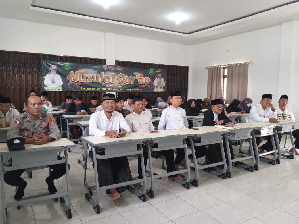 Penghulu KUA Batanghari Ikuti Peringatan Nuzulul Qur’an Serentak se-Lampung Timur