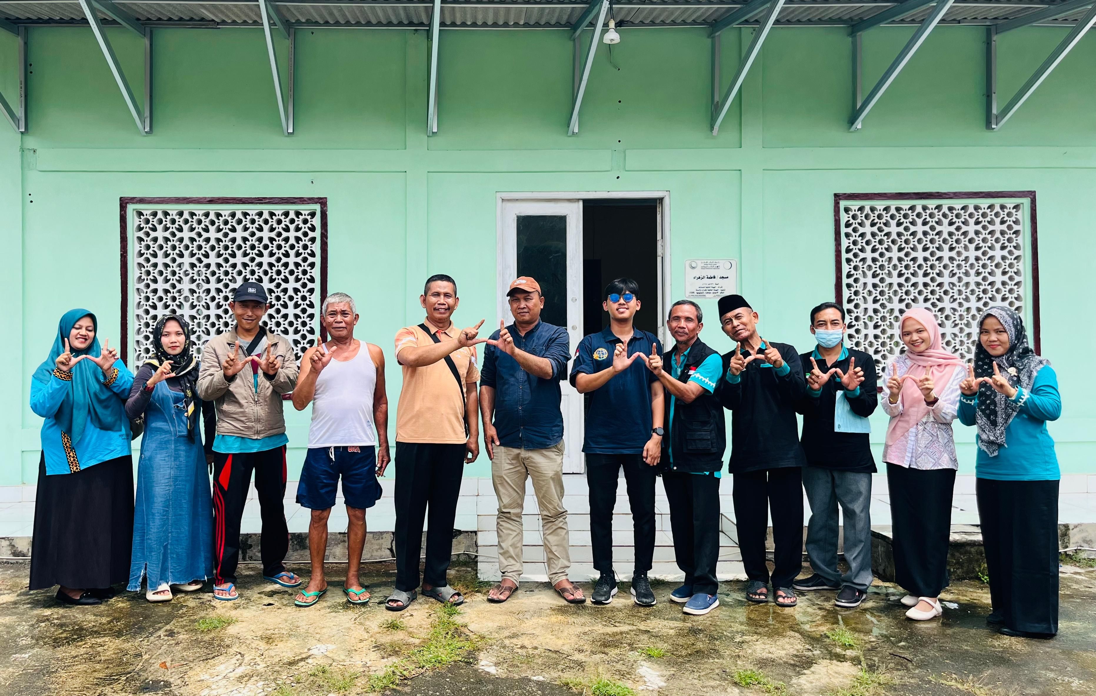 Gandeng BPN, KUA Waway Karya Laksanakan Pengukuran 6 Lokasi Program Percepatan Sertifikasi Tanah Wakaf