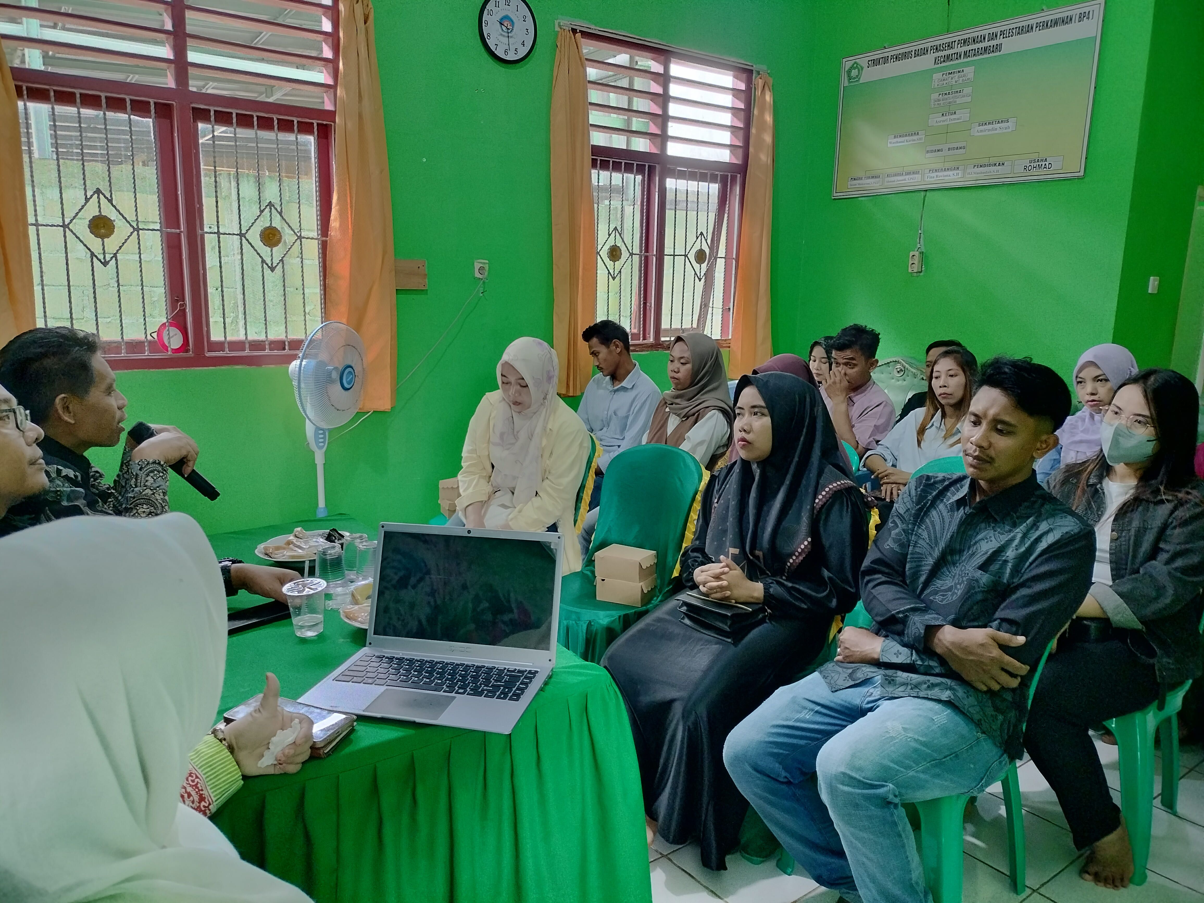 Bekal Hadapi Pernikahan, Penyuluh Agama Islam Berikan Materi Dinamika dalam Rumah Tangga
