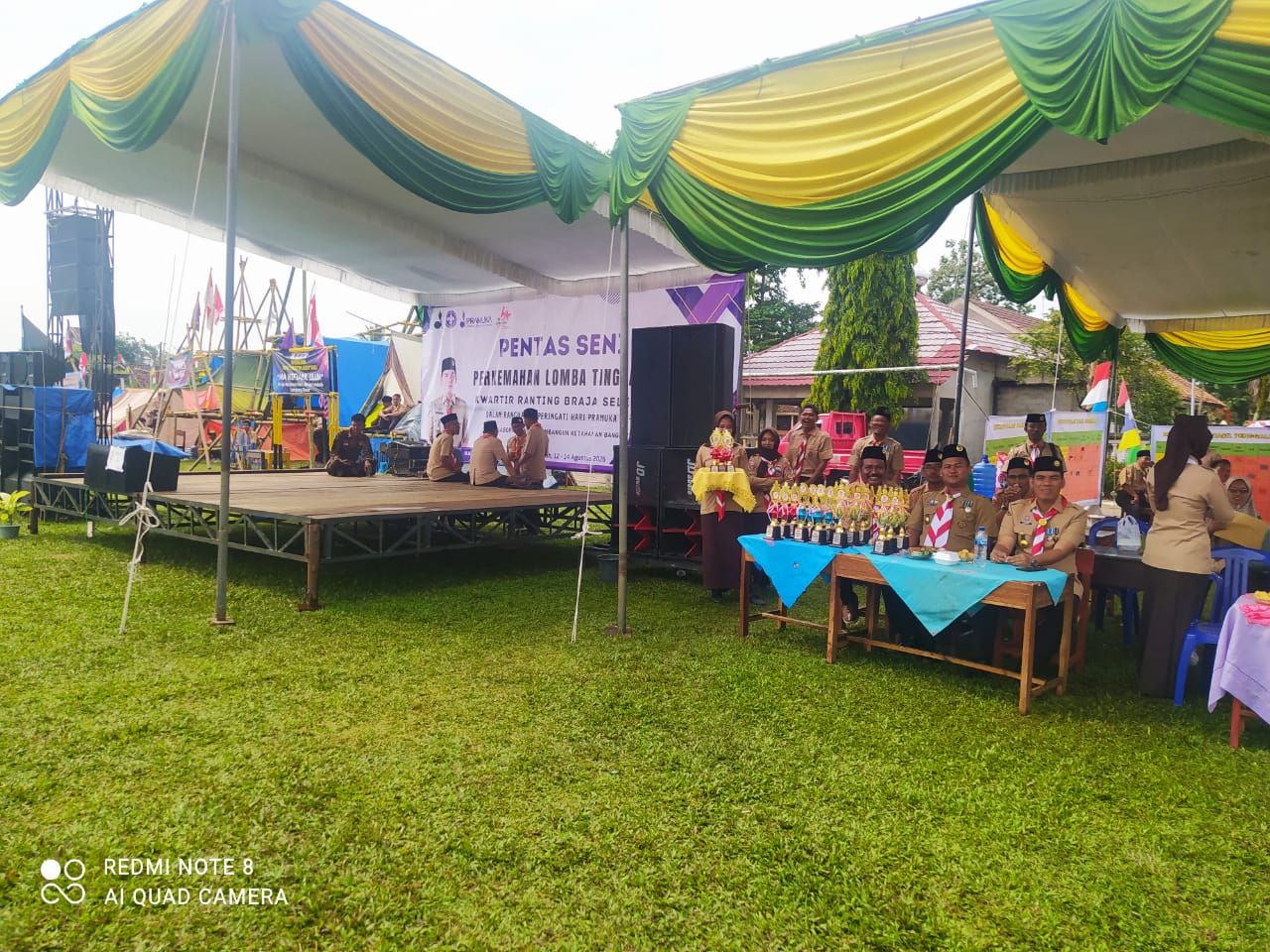Kepala KUA Braja Selebah Tugaskan Imam Mutaqin Hadiri Apel Besar Pramuka