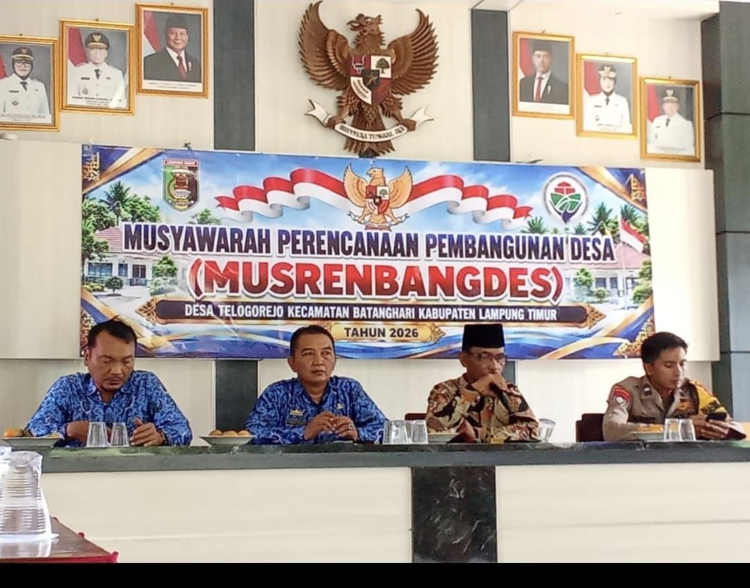 KUA Batanghari Sampaikan Tugas dan Fungsi pada Musrenbangdes Telogorejo