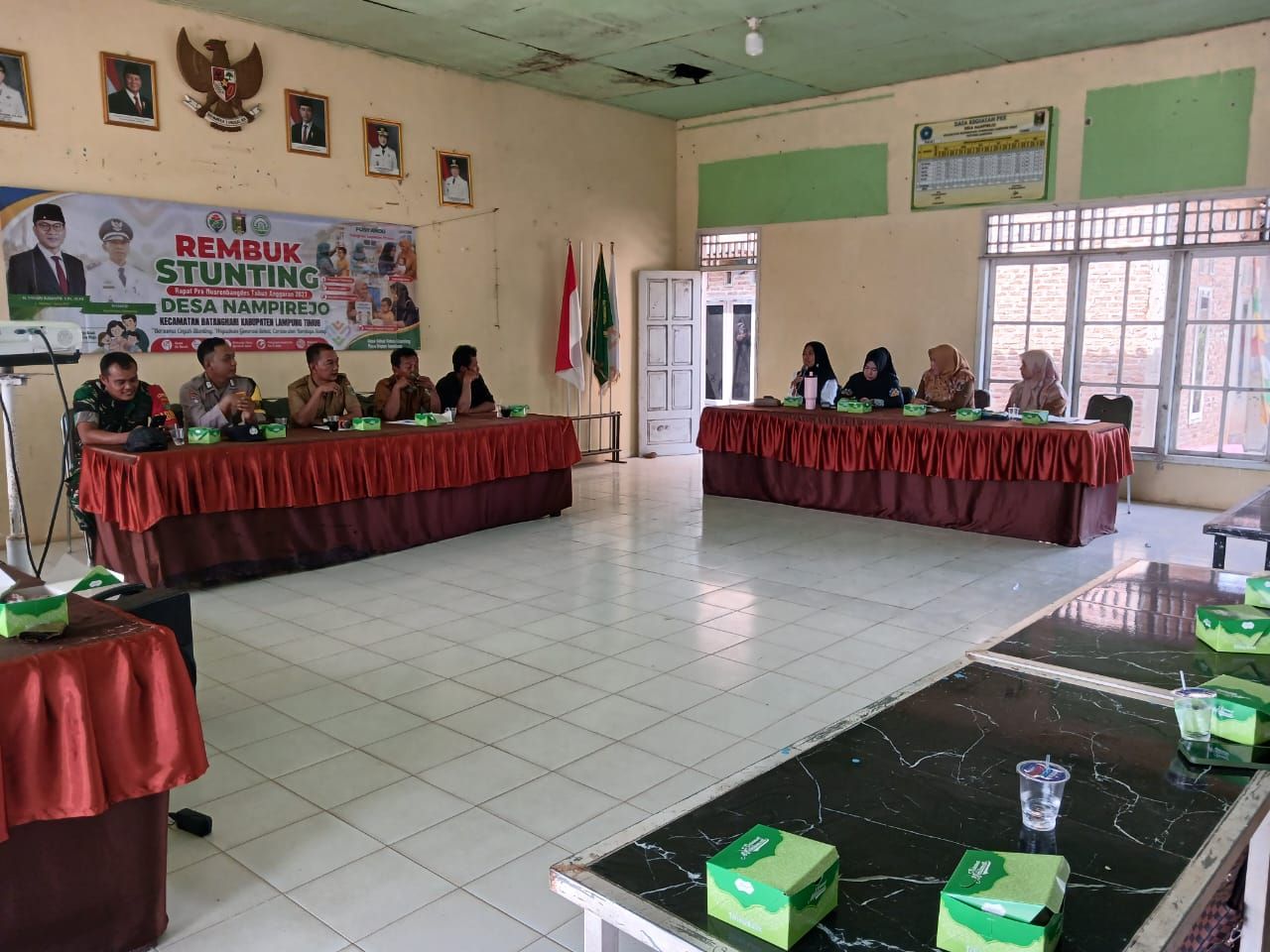 Penyuluh Agama Islam KUA Batanghari Hadiri Rembuk Stunting Desa Nampirejo
