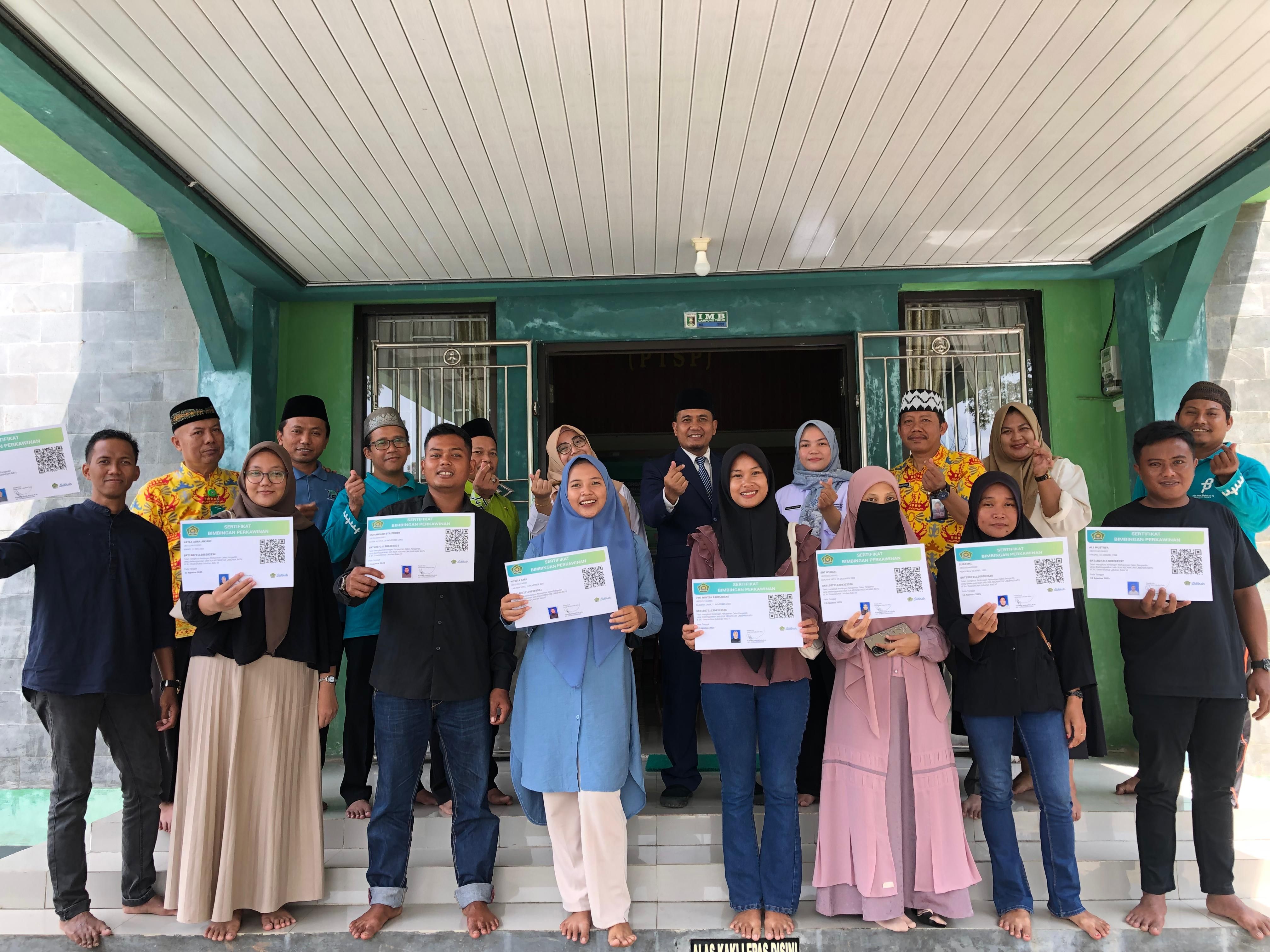 Kolaborasi KUA, PLKB, dan Puskesmas Dukung Catin Labuhan Ratu Siap Nikah Sehat dan Berkualitas