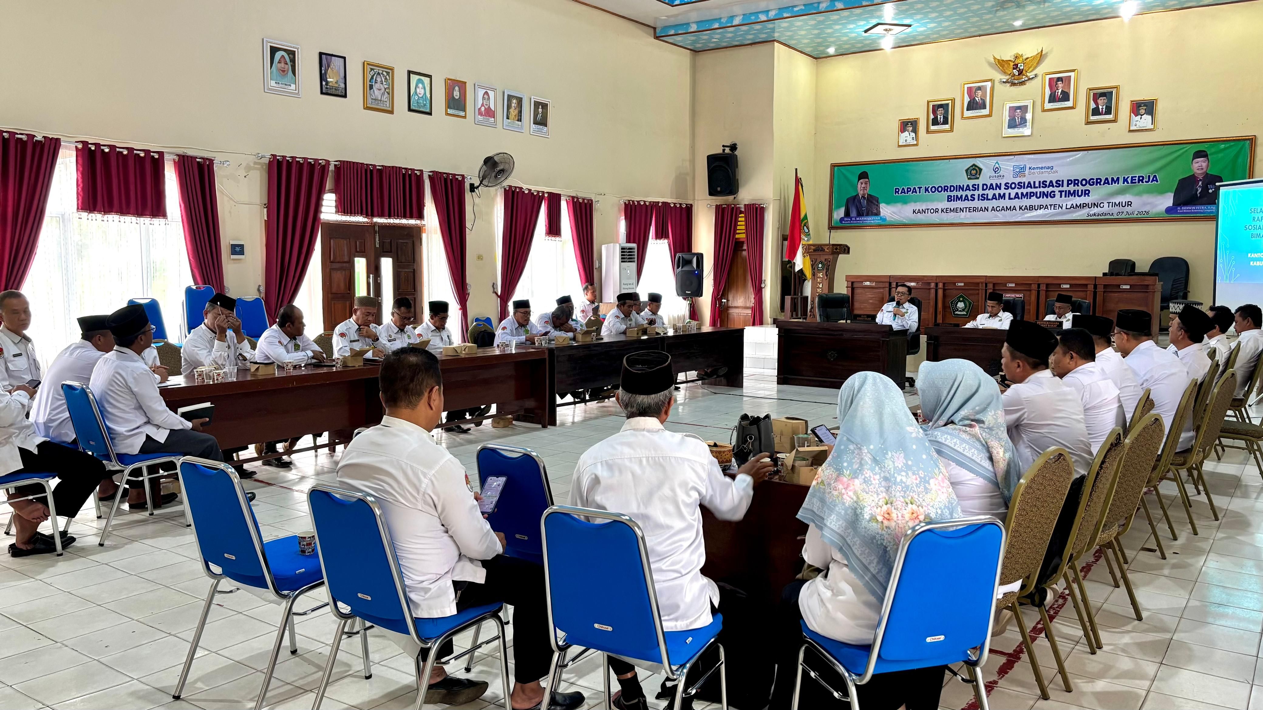 Perkuat Kolaborasi, Kepala KUA Batanghari Ikuti Rakor Bimas Islam untuk Tingkatkan Pelayanan Keagamaan