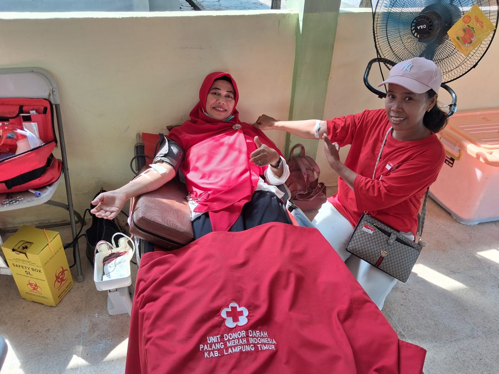 Semangat Kemerdekaan, Penyuluh KUA Batanghari Turut Berbagi Kehidupan Lewat Donor Darah