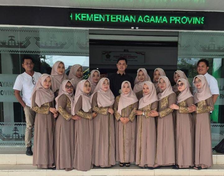 Grup Jamiatul Asri Wakili Lampung Timur dalam Festival Seni Budaya Islam Qashidah Kolaborasi di Propinsi Lampung 