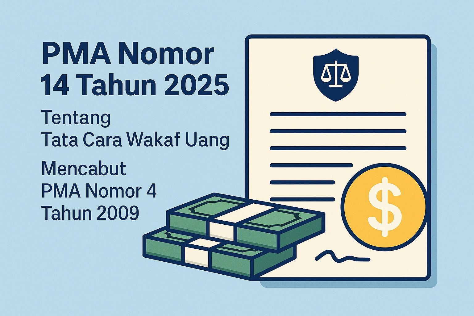 PMA Nomor 14 Tahun 2025: Penguatan Tata Cara dan Digitalisasi Wakaf Uang