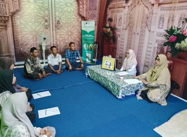 Zaynal Jelaskan Makna Tepuk Sakinah di Suscatin Kecamatan Way Bungur 