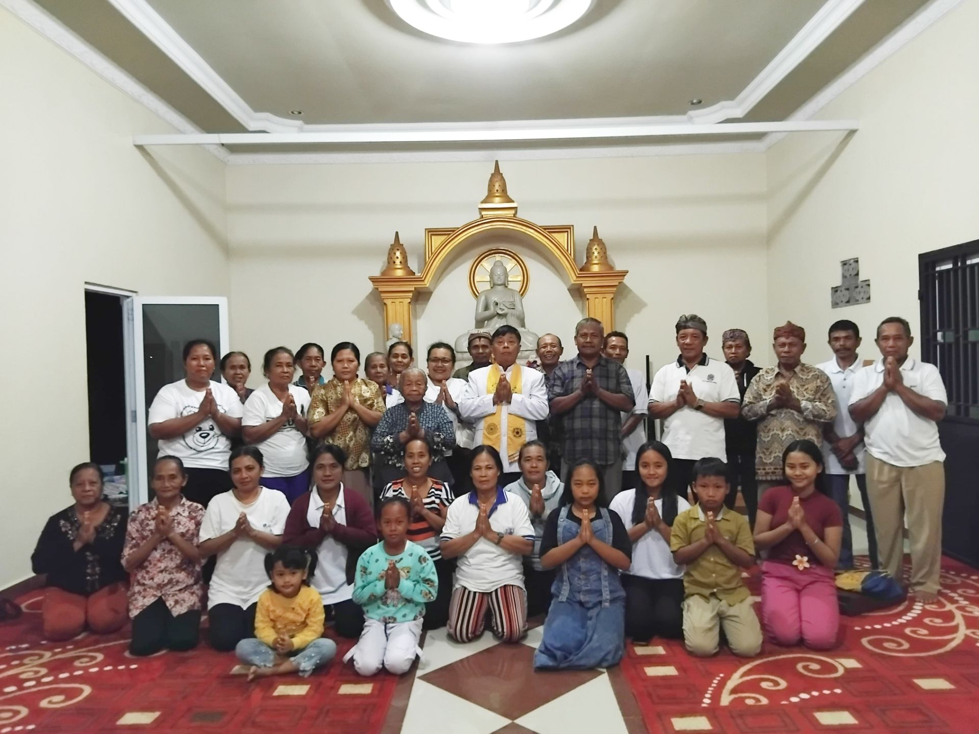 Penyuluh Agama Buddha KUA Batanghari Tuntun Umat Maknai Hari Asadha 2569 TB