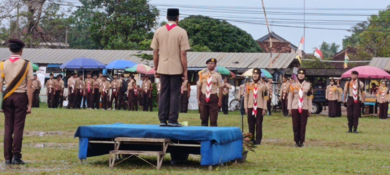 Penyuluh Agama Islam Sekampung Ikuti Upacara Hari Pramuka