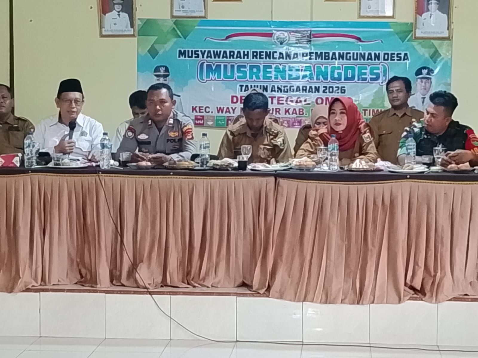 Tegaskan Pentingnya Legalitas, Miftahudin ingatkan Catat Nikah dan Amankan Wakaf di Musrenbangdes Tegal Ombo 