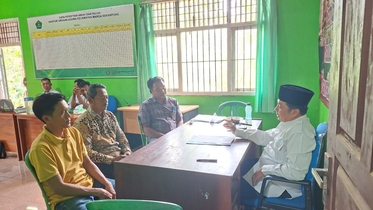 Kesekian Kalinya Taukil Wali di KUA Marga Sekampung