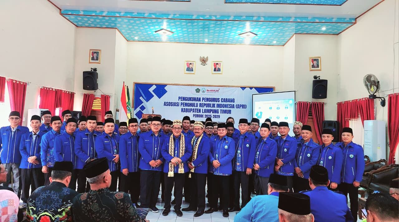Kepala KUA Marga Tiga Hadiri Pengukuhan Pengurus Cabang APRI Kemenag Lampung Timur