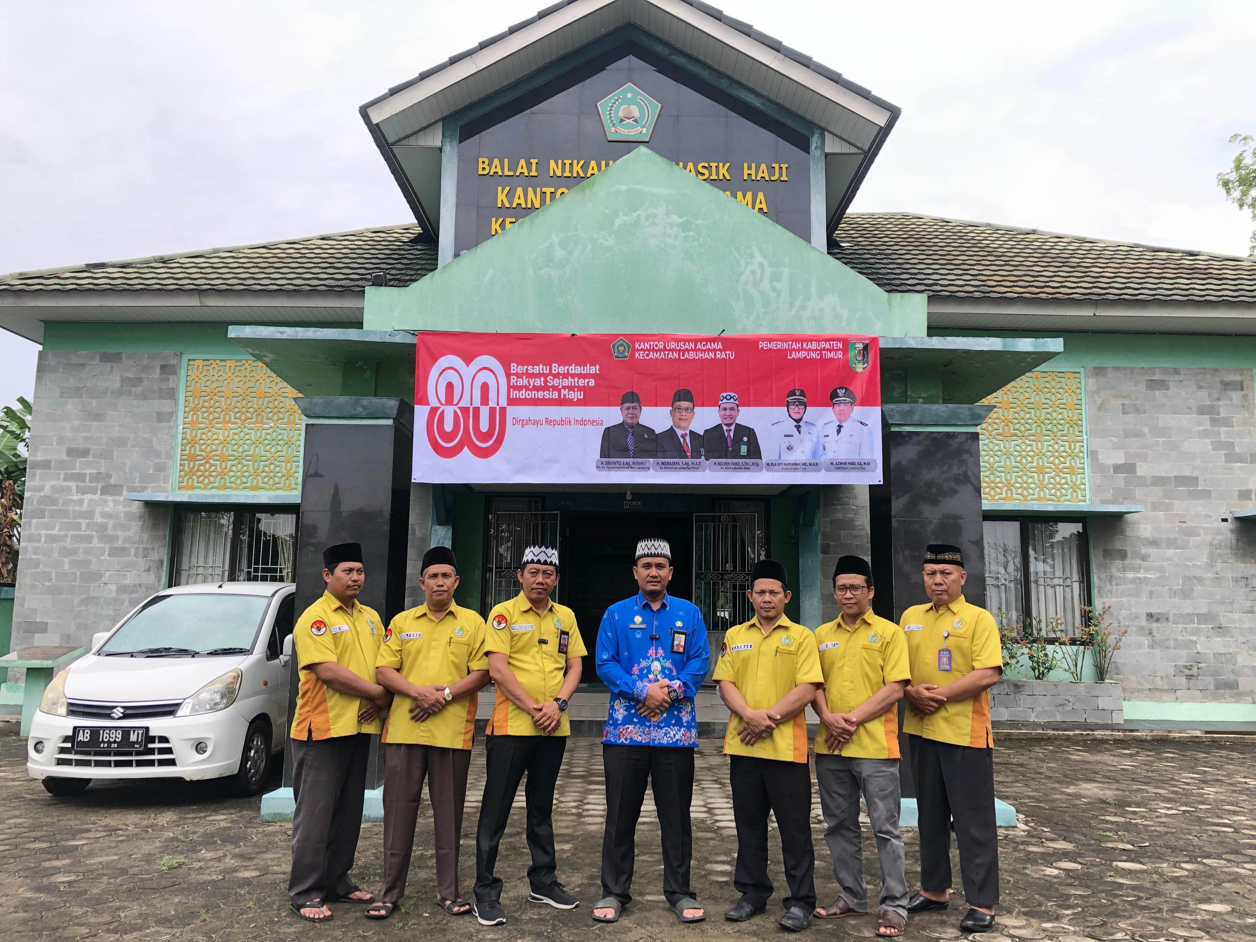 KUA Labuhan Ratu Semarakkan HUT ke-80 RI dengan Semangat Nasionalisme