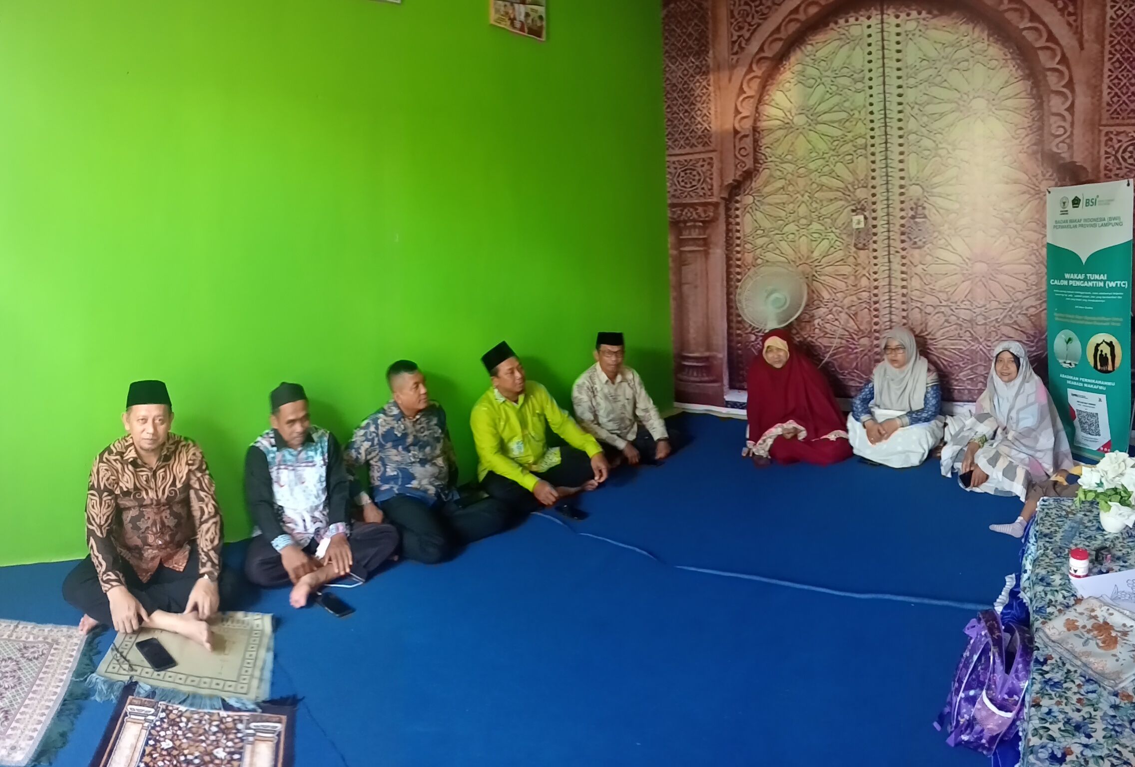 Miftahudin Pimpin Istighosah di KUA Way Bungur 