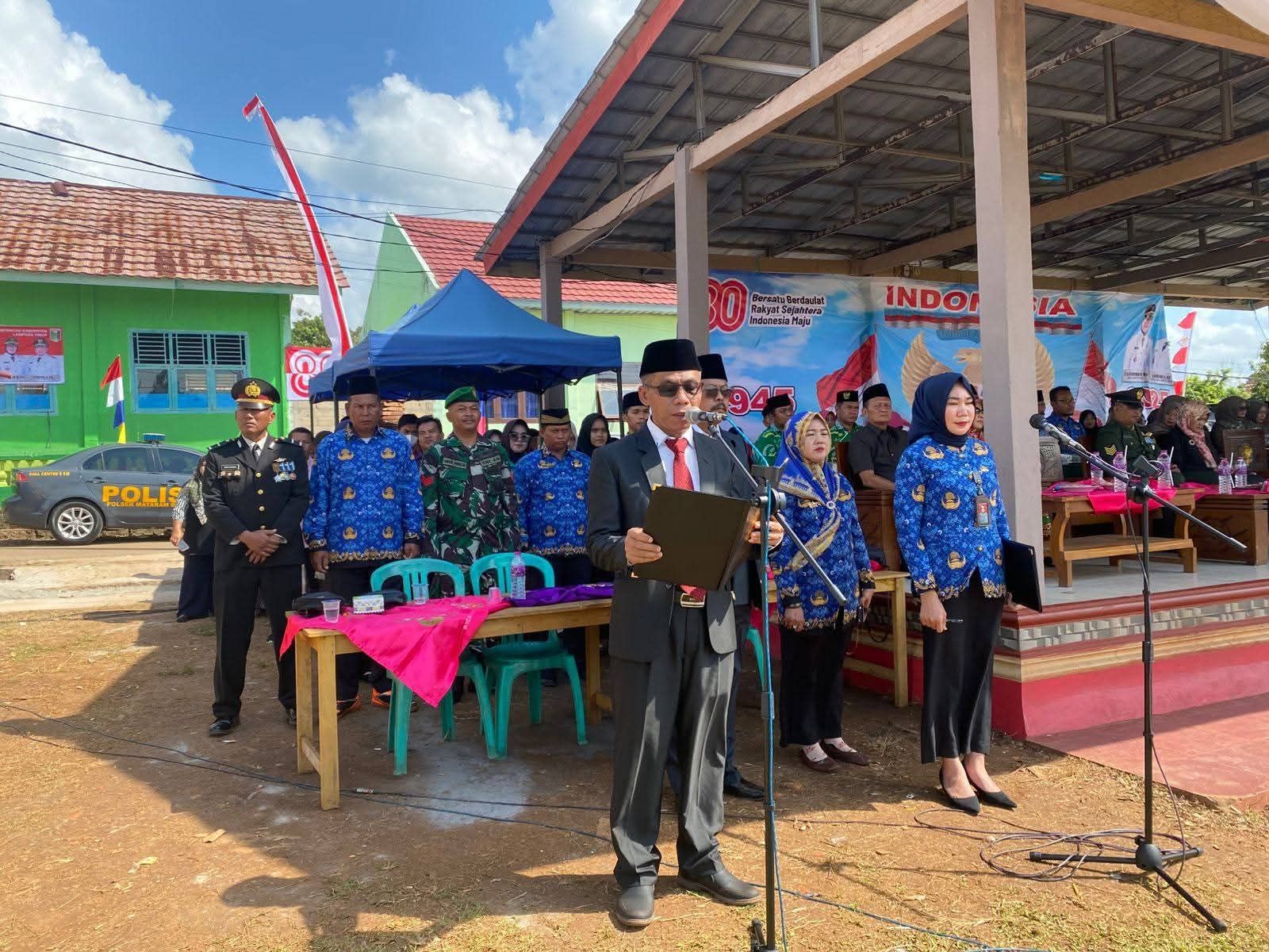 Plt Kepala KUA Mataram Baru Semarakkan HUT RI ke-80 Lewat Do’a Kebangsaan