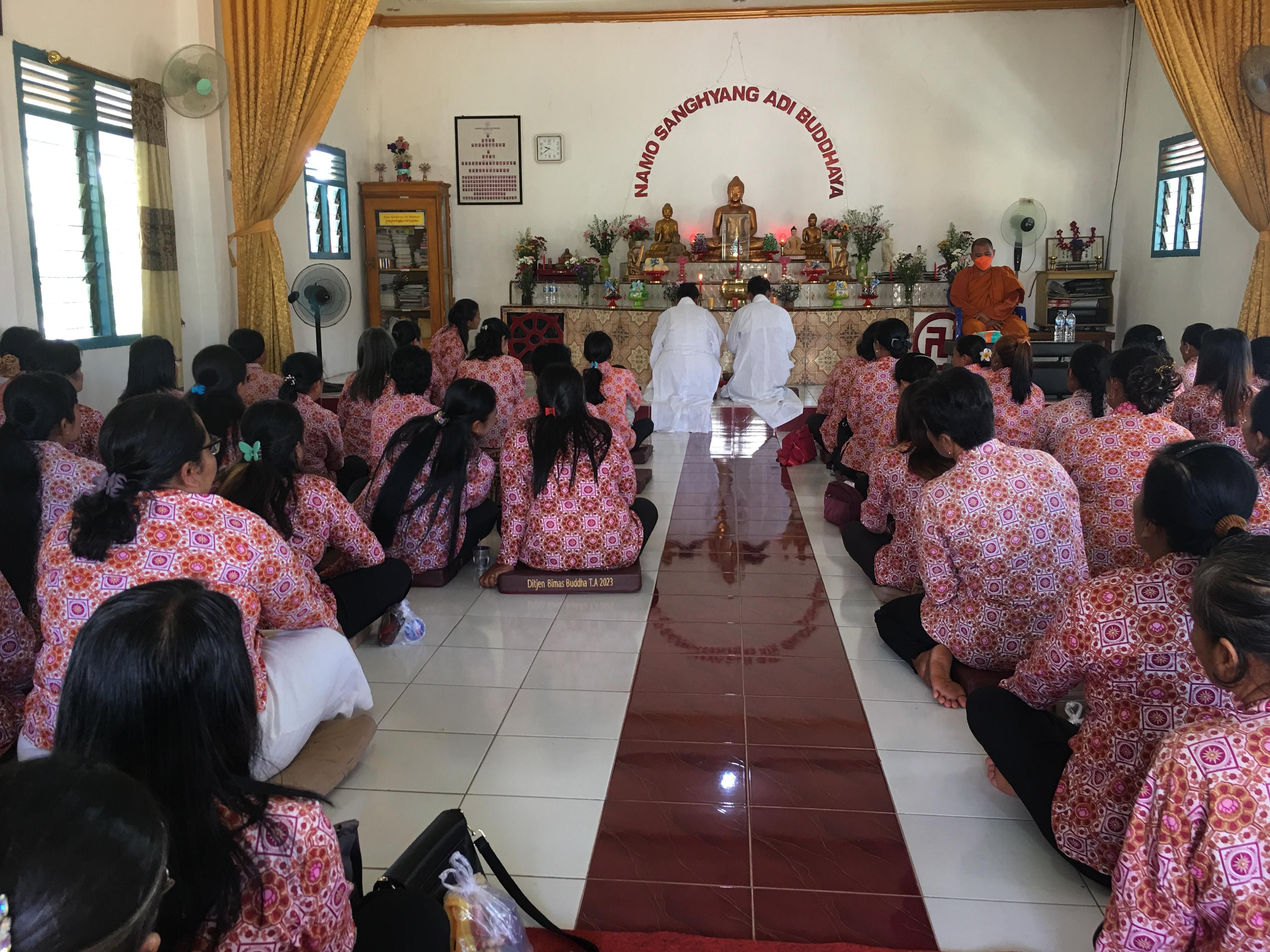 Penyuluh Agama Buddha KUA Batanghari Hadiri Peringatan Asadha Puja dan Pertemuan WBI Lampung Timur