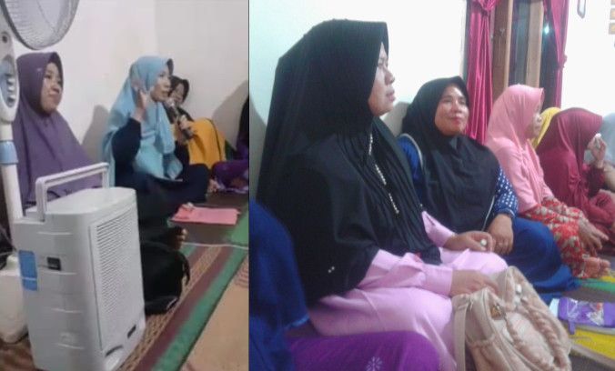Penyuluh Agama Islam Soleha Oktaria Sampaikan Materi di Majelis Ta'lim Al Jihad Jabung