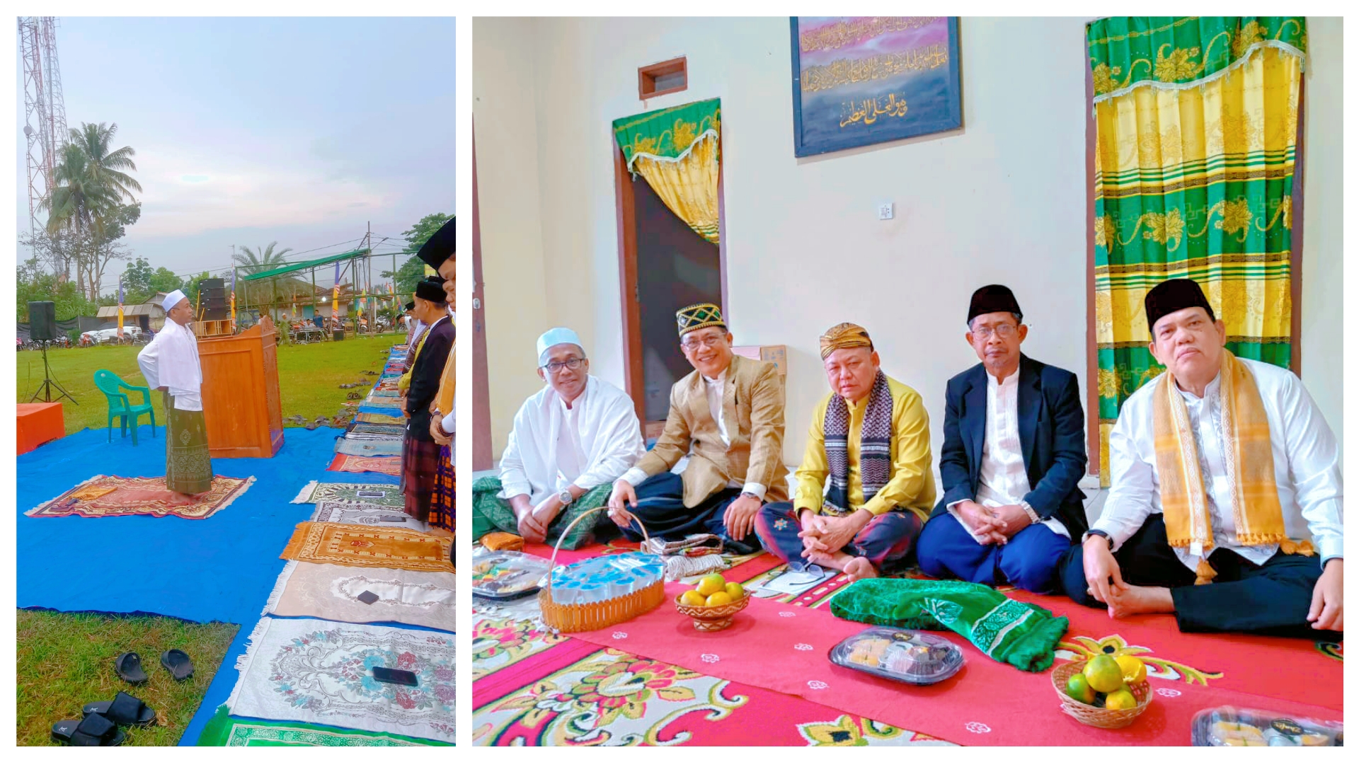 Kepala Kantor Kemenag Lampung Timur dan Kepala KUA Batanghari Hadiri Salat Idul Adha Bersama Bupati