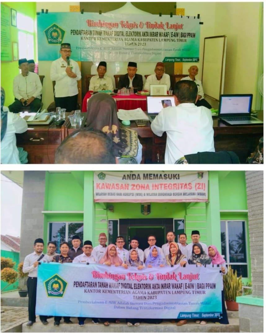 Sosialisasi Pembinaan E-AIW dan Launching Media Survey IKM serta Webnews KUA Batanghari