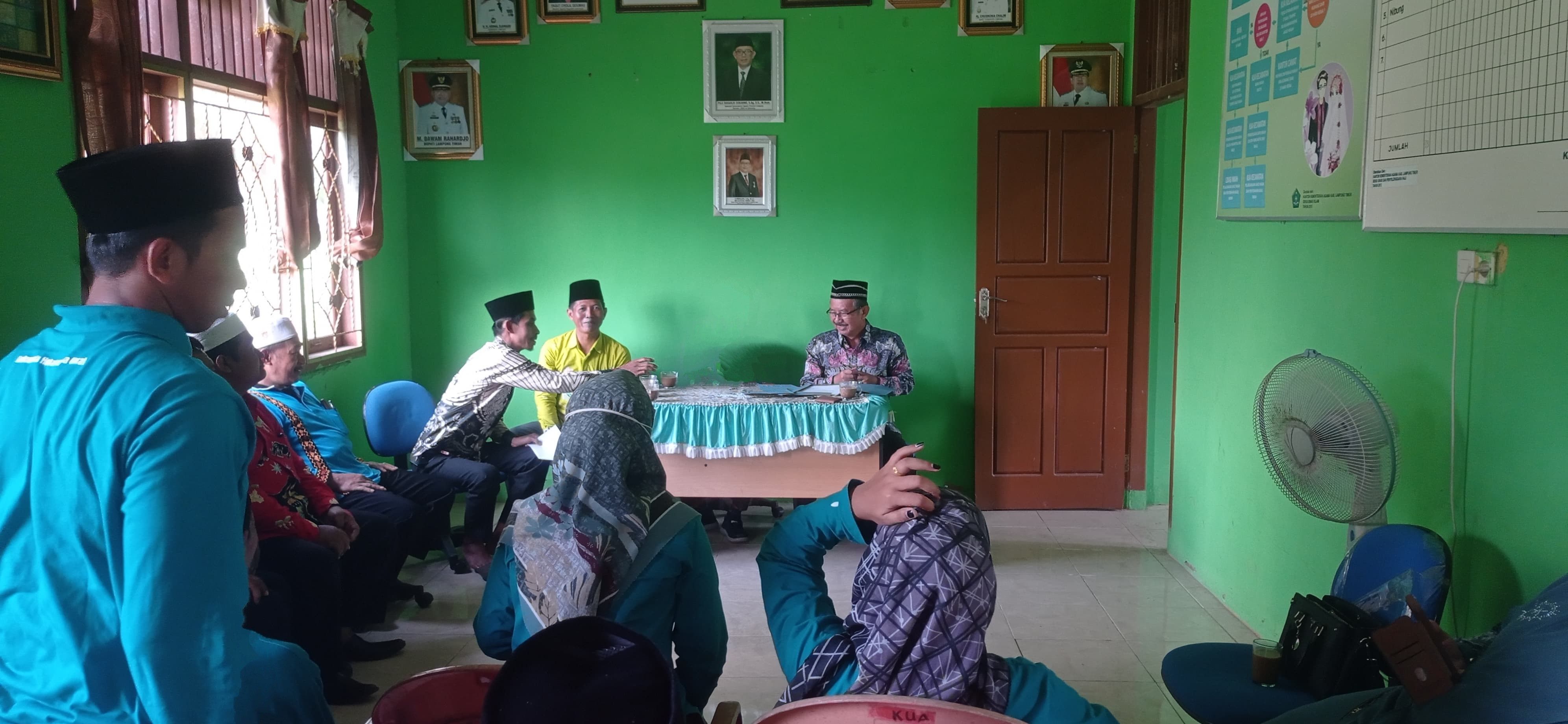 Kepala KUA Gunung Pelindung Perintahkan Penyuluh Agama Lakukan Aktualisasi Sertifikasi Wakaf