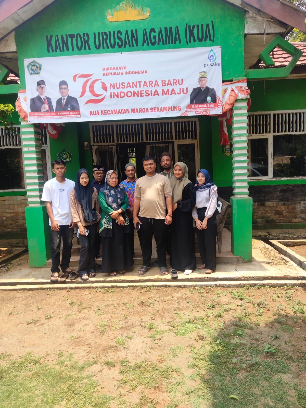 KUA MARGA SEKAMPUNG SELENGGARAKAN SUSCATIN UNTUK CALON PENGANTIN