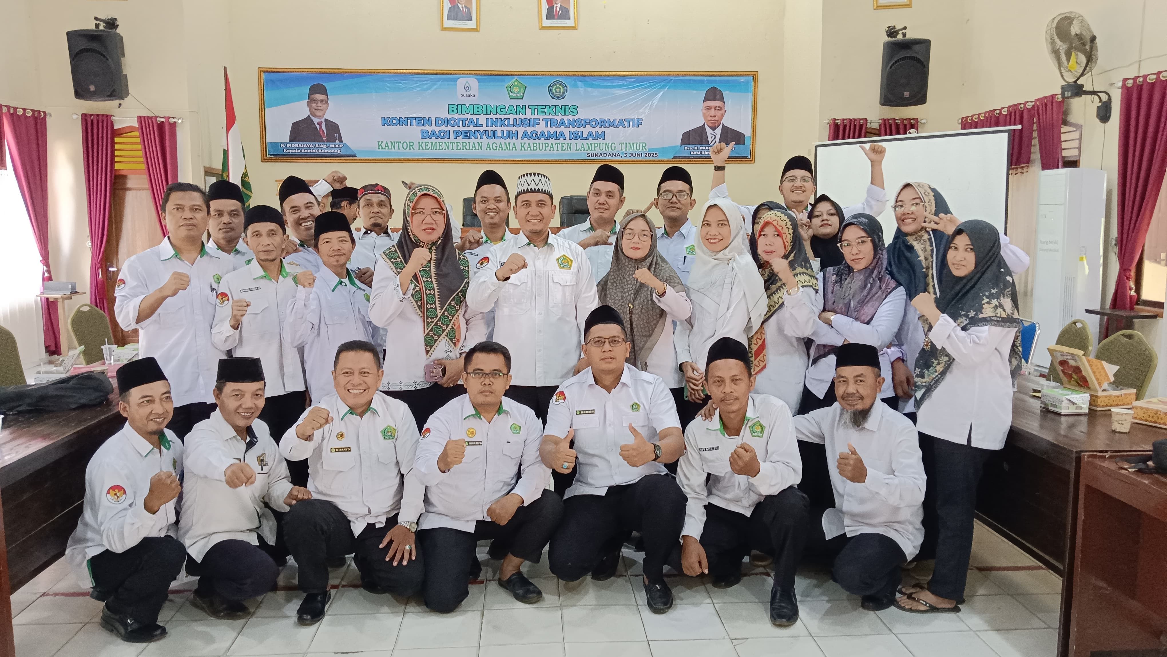 Bimtek konten digital inklusif dan tansformatif bagi penyuluh agama 