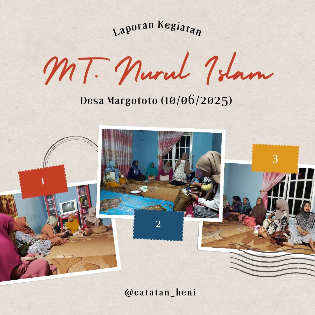 Majelis Taklim Nurul Islam Margototo Rutin Gelar Pengajian Malam Rabu