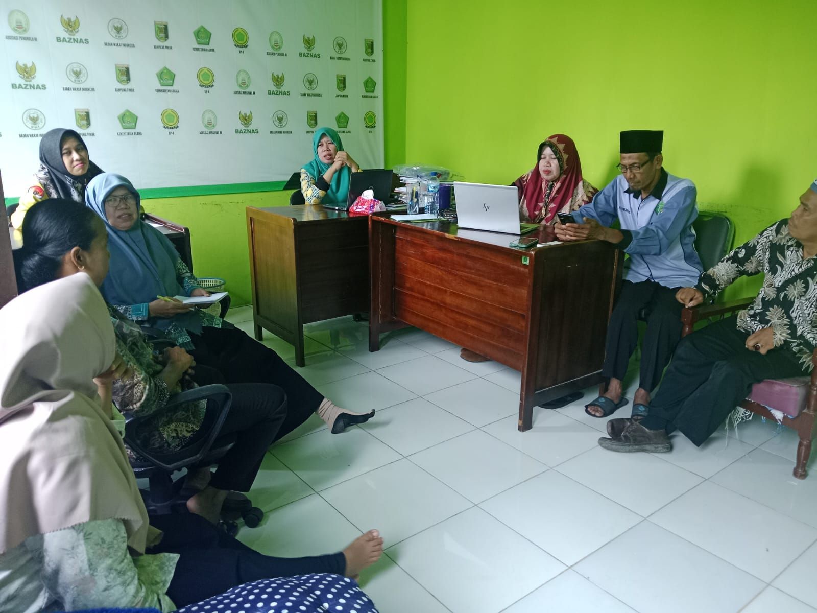 Koordinasi Internal KUA Batanghari Matangkan Distribusi Bantuan Muharram