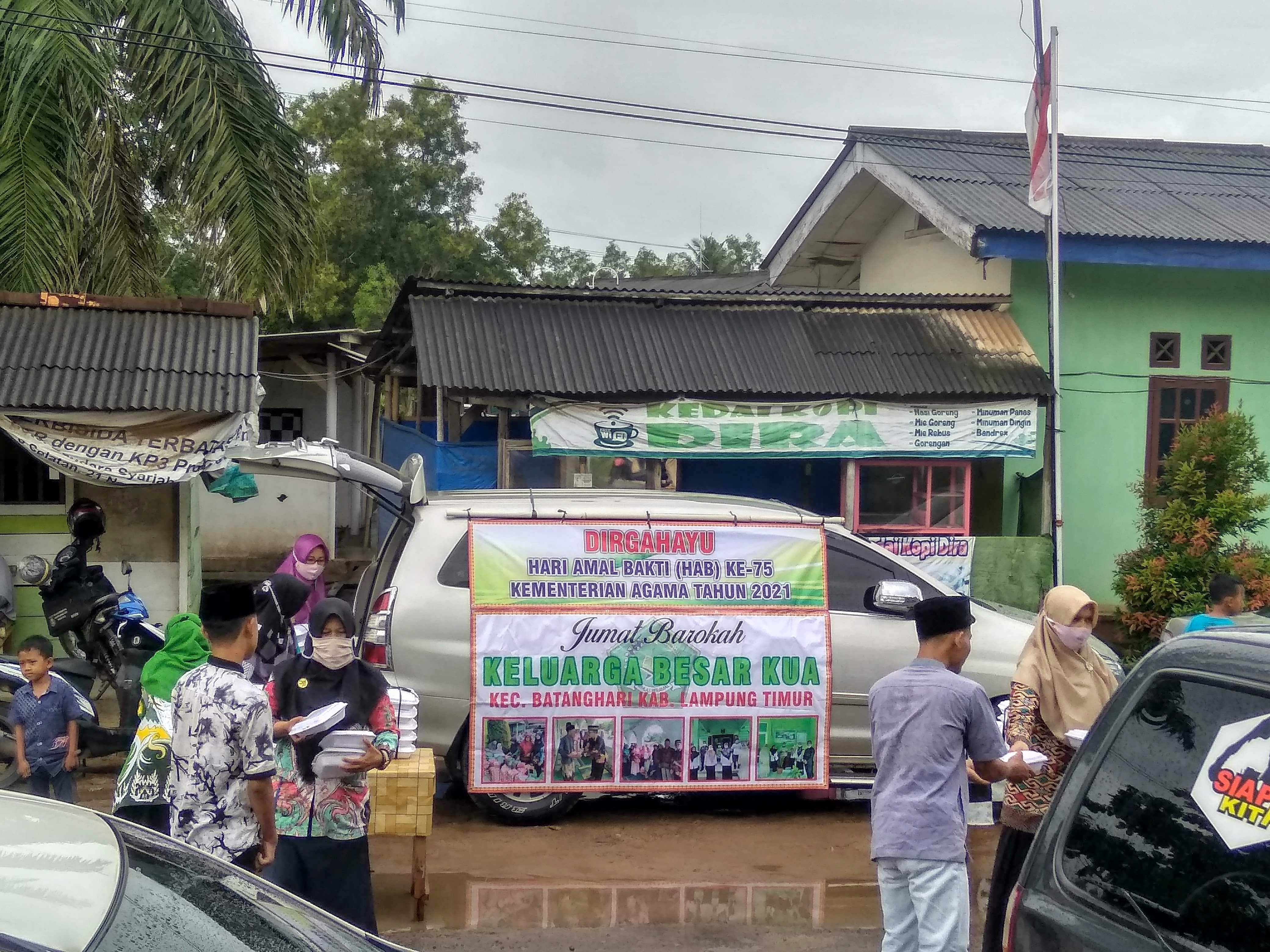 Menyongsong HAB ke-75, KUA Kecamatan Batanghari gelar Jum'at Barokah