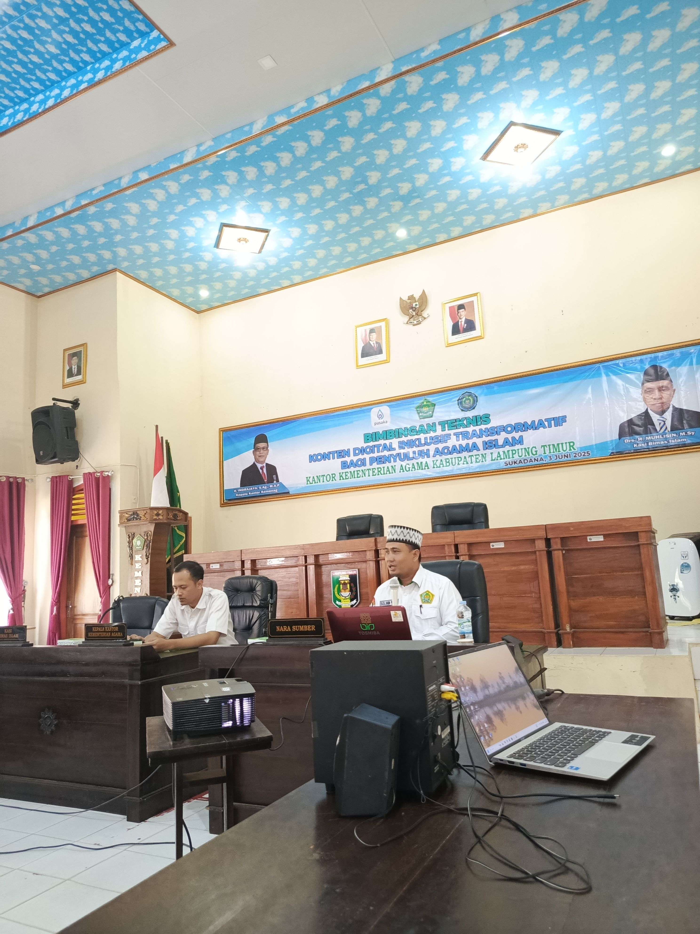Berdakwah di Era Digital : Penyuluh Agama Islam Lampung Timur Mengikuti Pelatihan Konten Digital Inklusif dan Transformatif