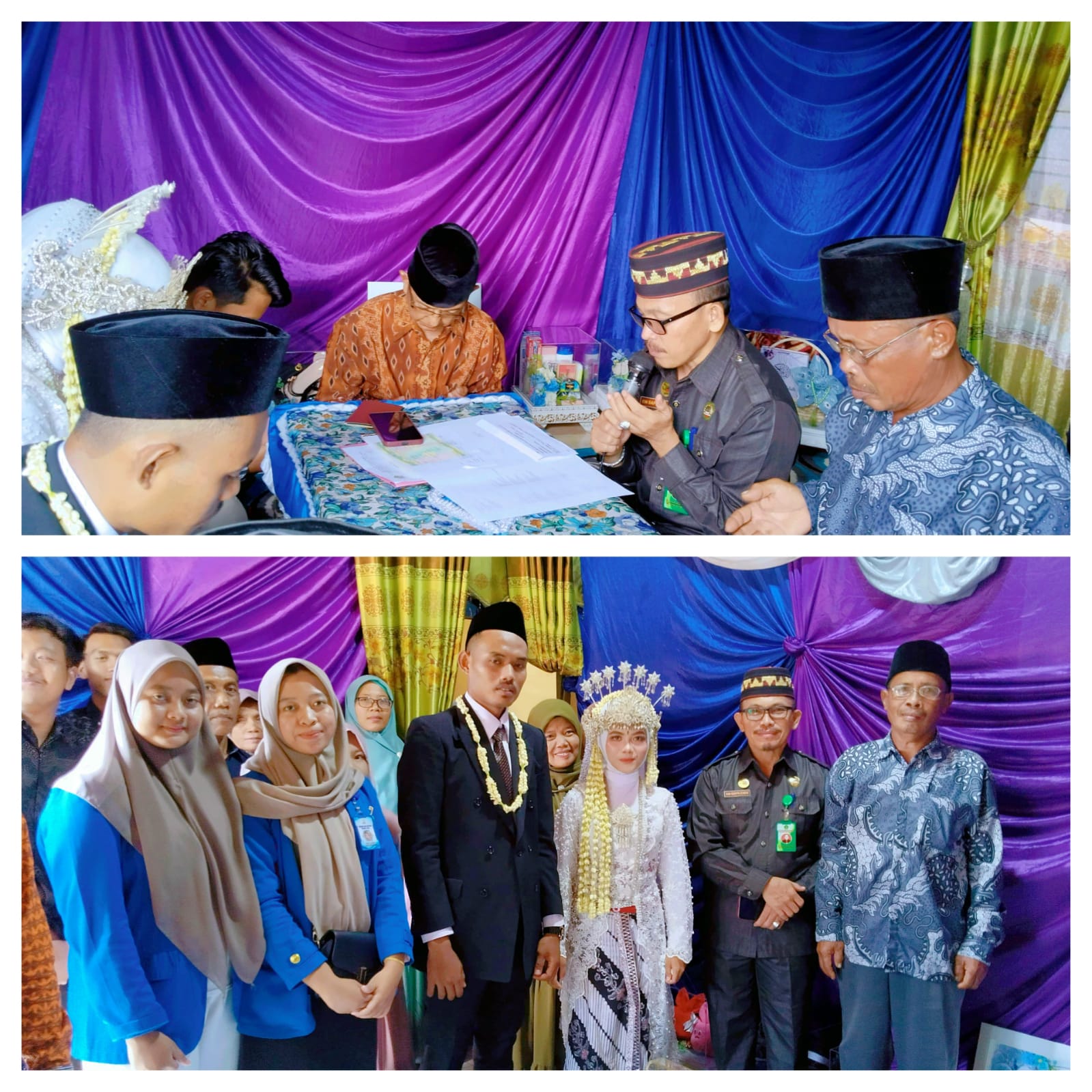 Mahasiswa Magang MBKM IAIN Metro Ikut Mendampingi Pencatatan Nikah