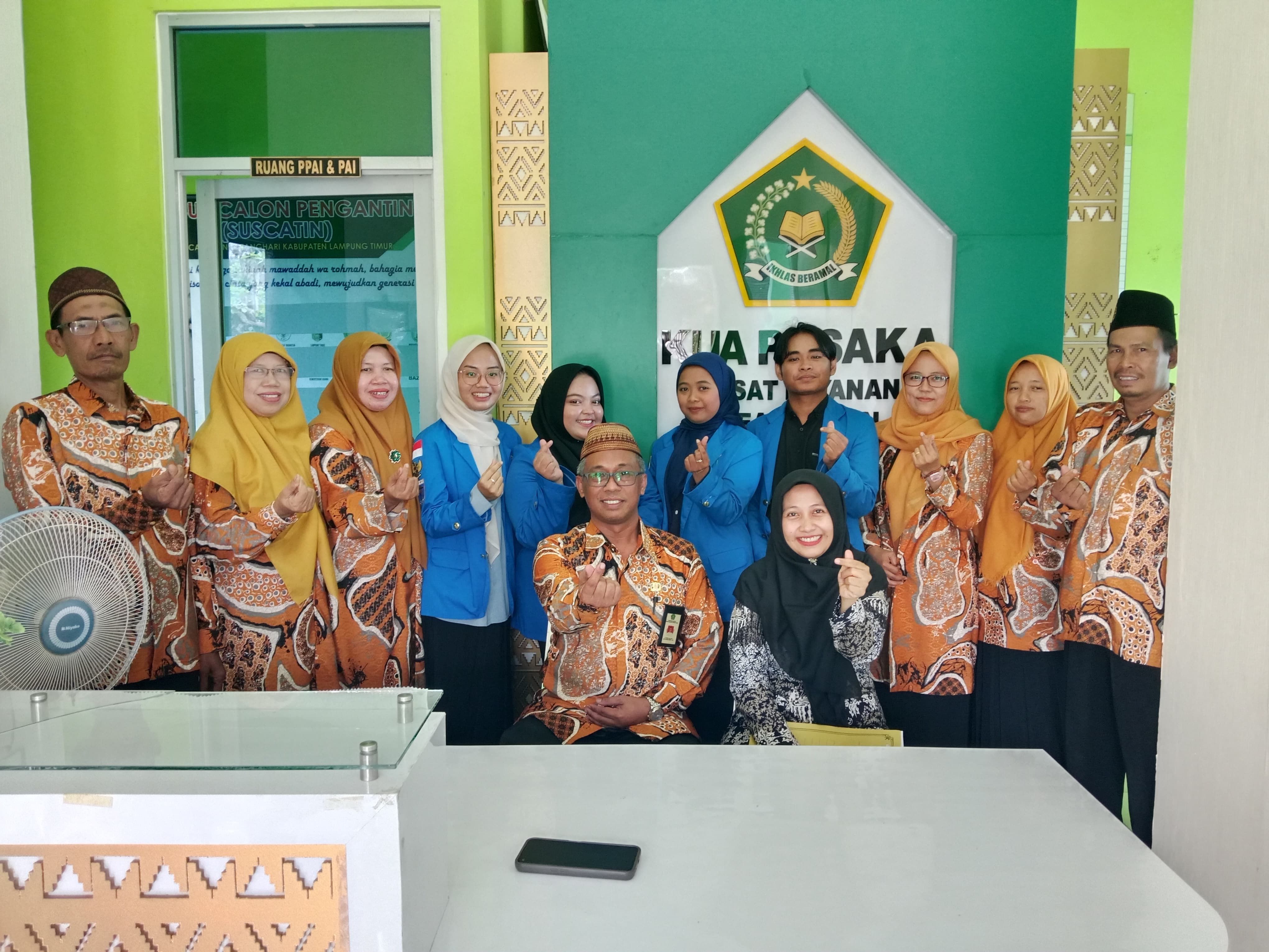 Sinergi Ilmu dan Pengabdian: KUA Batanghari Terima Mahasiswa Magang FUAD IAIN Metro