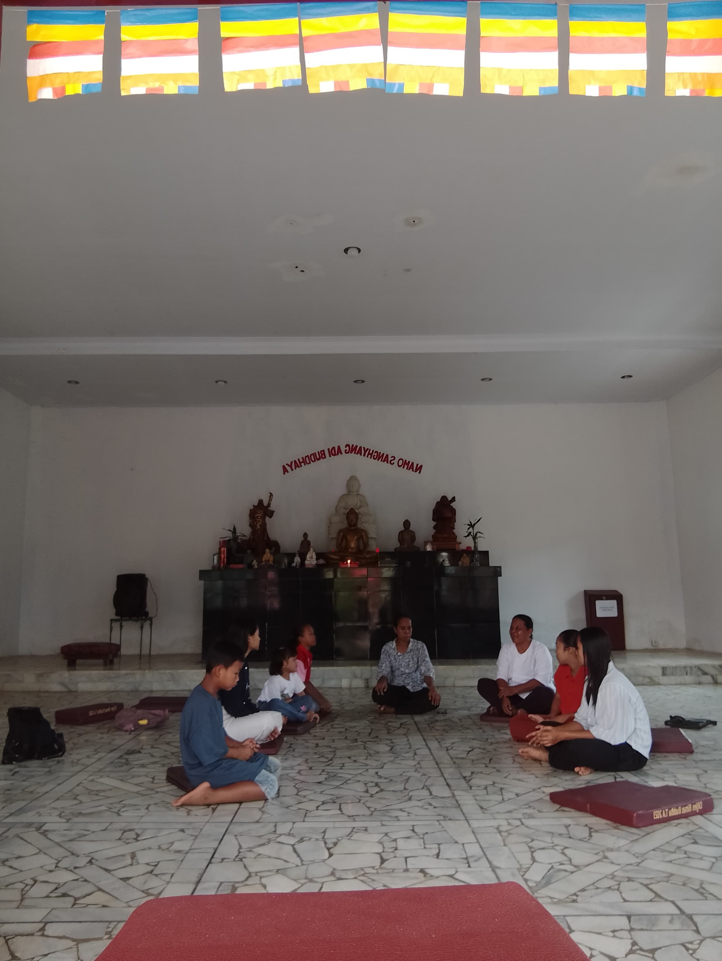 Pembinaan Anak Sekolah Minggu oleh Penyuluh Agama Buddha KUA Batanghari Tekankan Nilai-Nilai Pancasila Buddhis