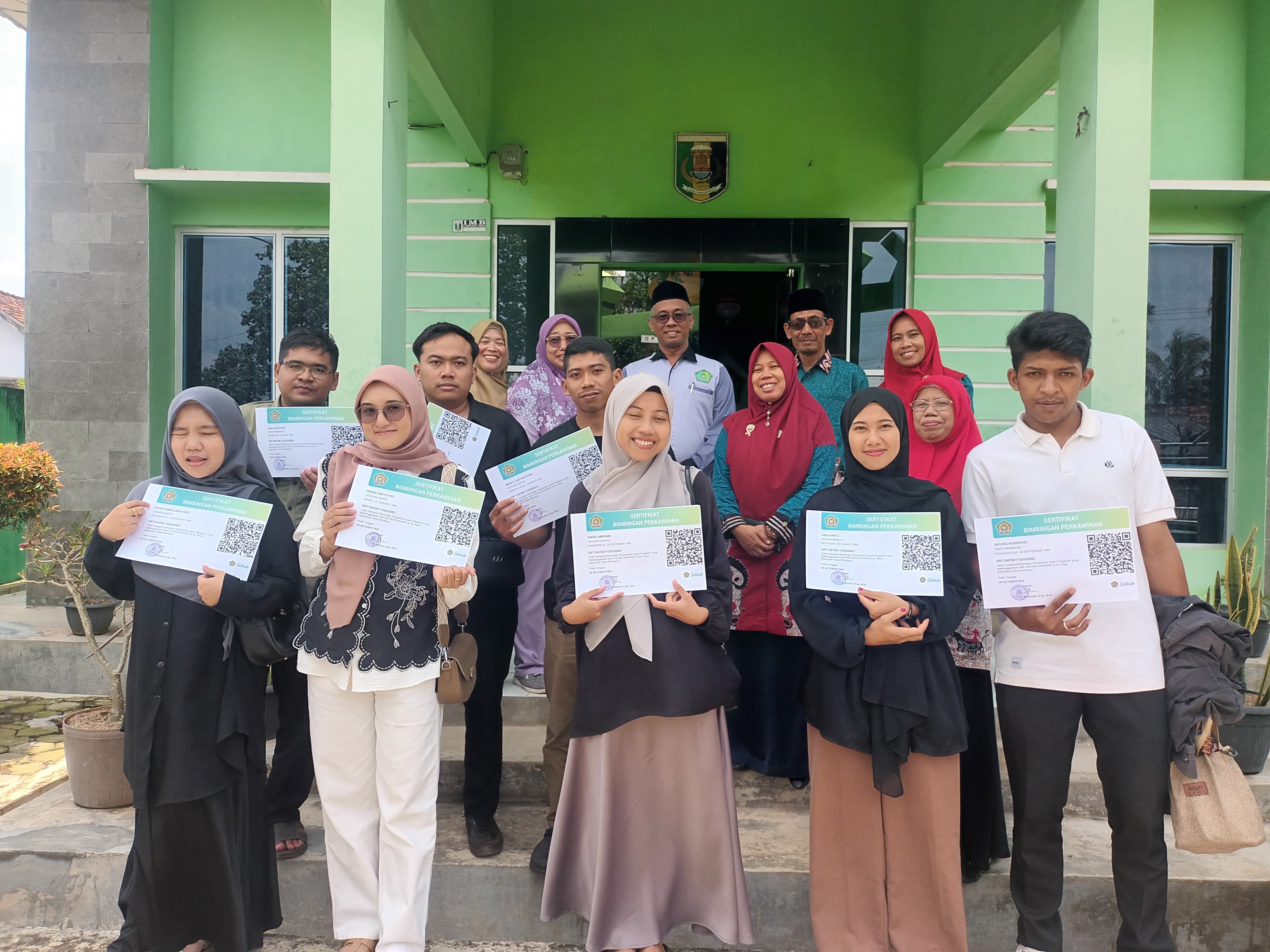 KUA Batanghari Tingkatkan Kesiapan Catin melalui Program Bimbingan Perkawinan