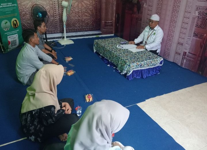 Sinergi KUA,PLKB, dan Puskesmas Way Bungur berikan Bimbingan Calon Pengantin 