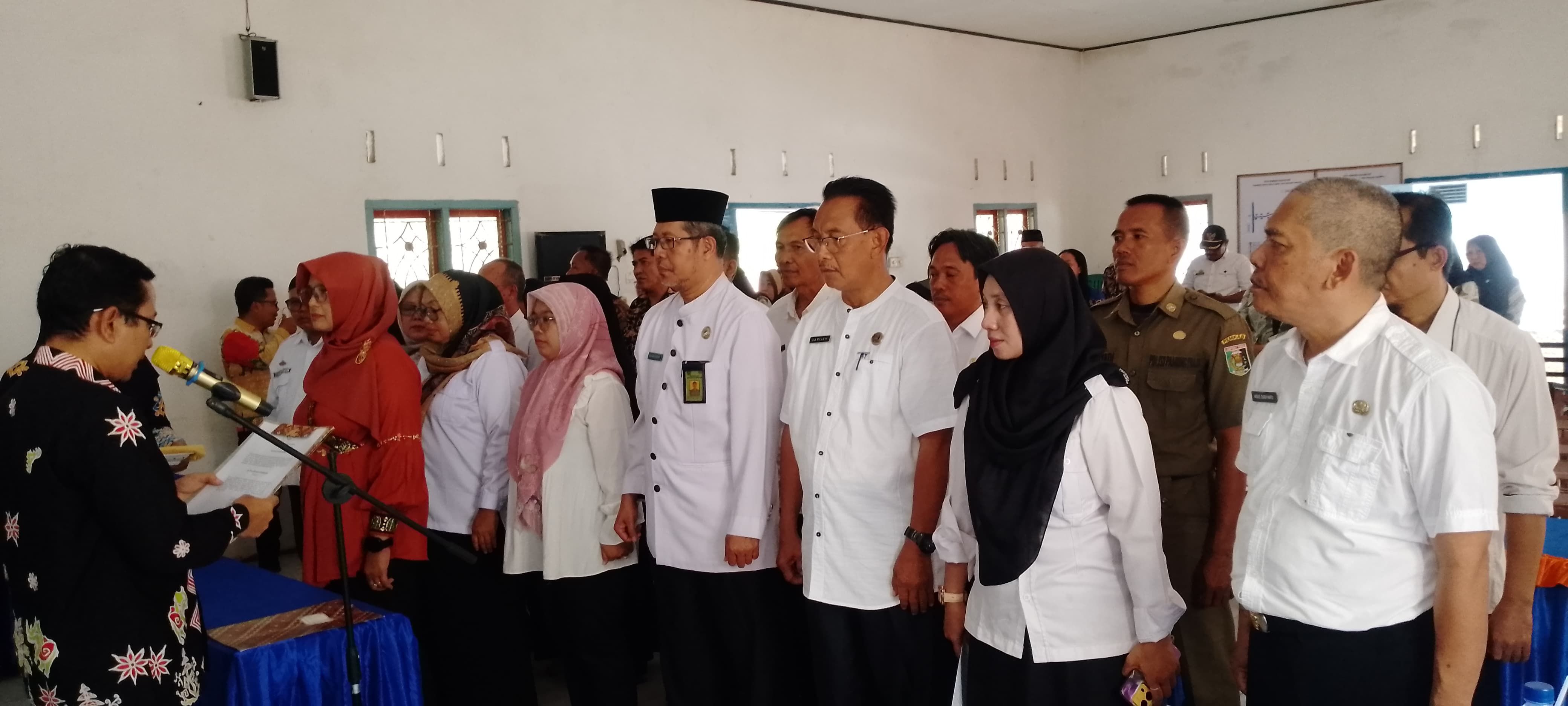 Kepala KUA Marga Tiga, H. Muhammad Hidayat, S.Ag. ikuti Pengukuhan Ketua Tim Pembina Posyandu Kecamatan Marga Tiga