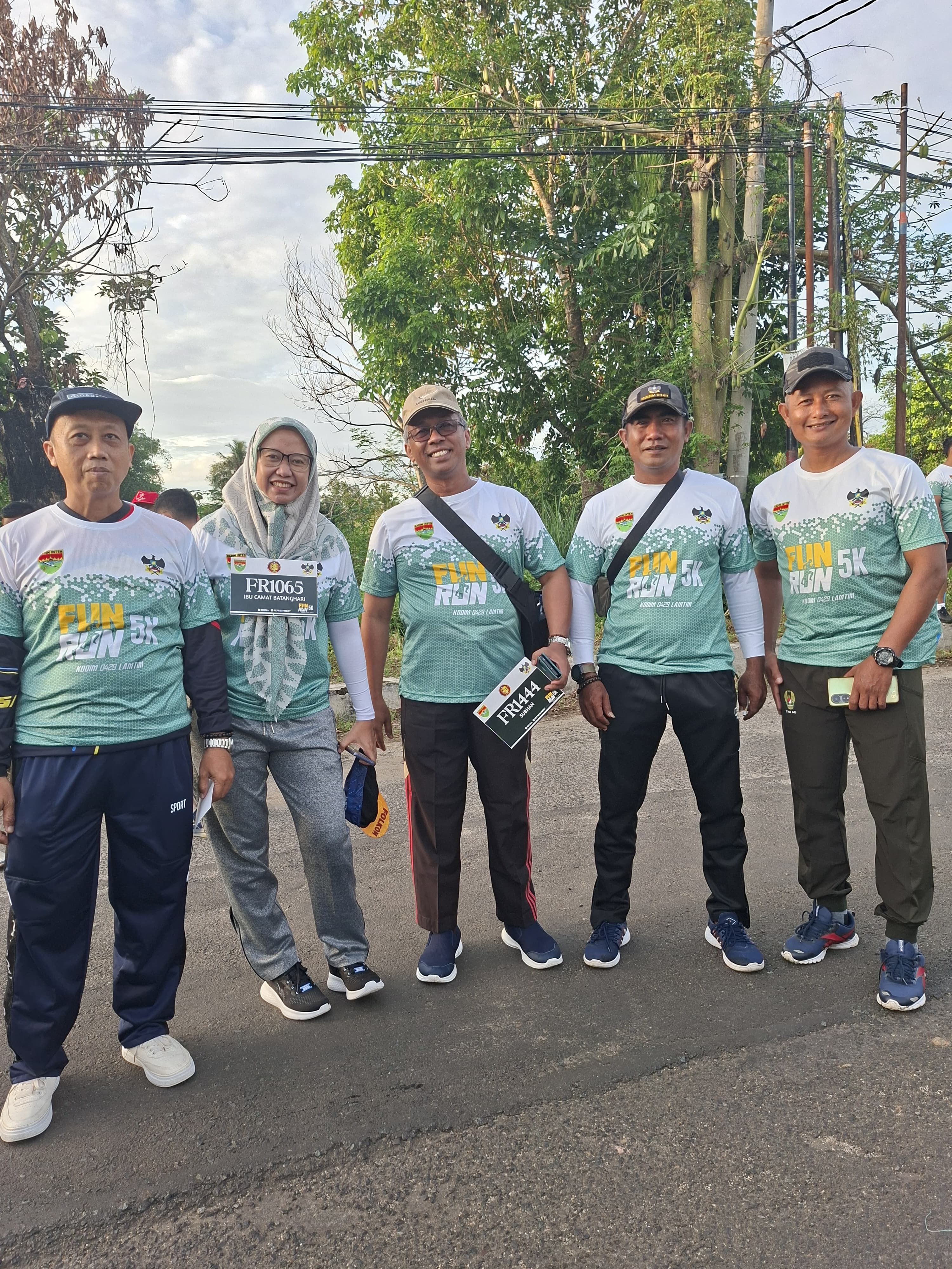 KUA Batanghari Dukung Sinergi Antarinstansi Melalui Fun Run HUT TNI ke-80