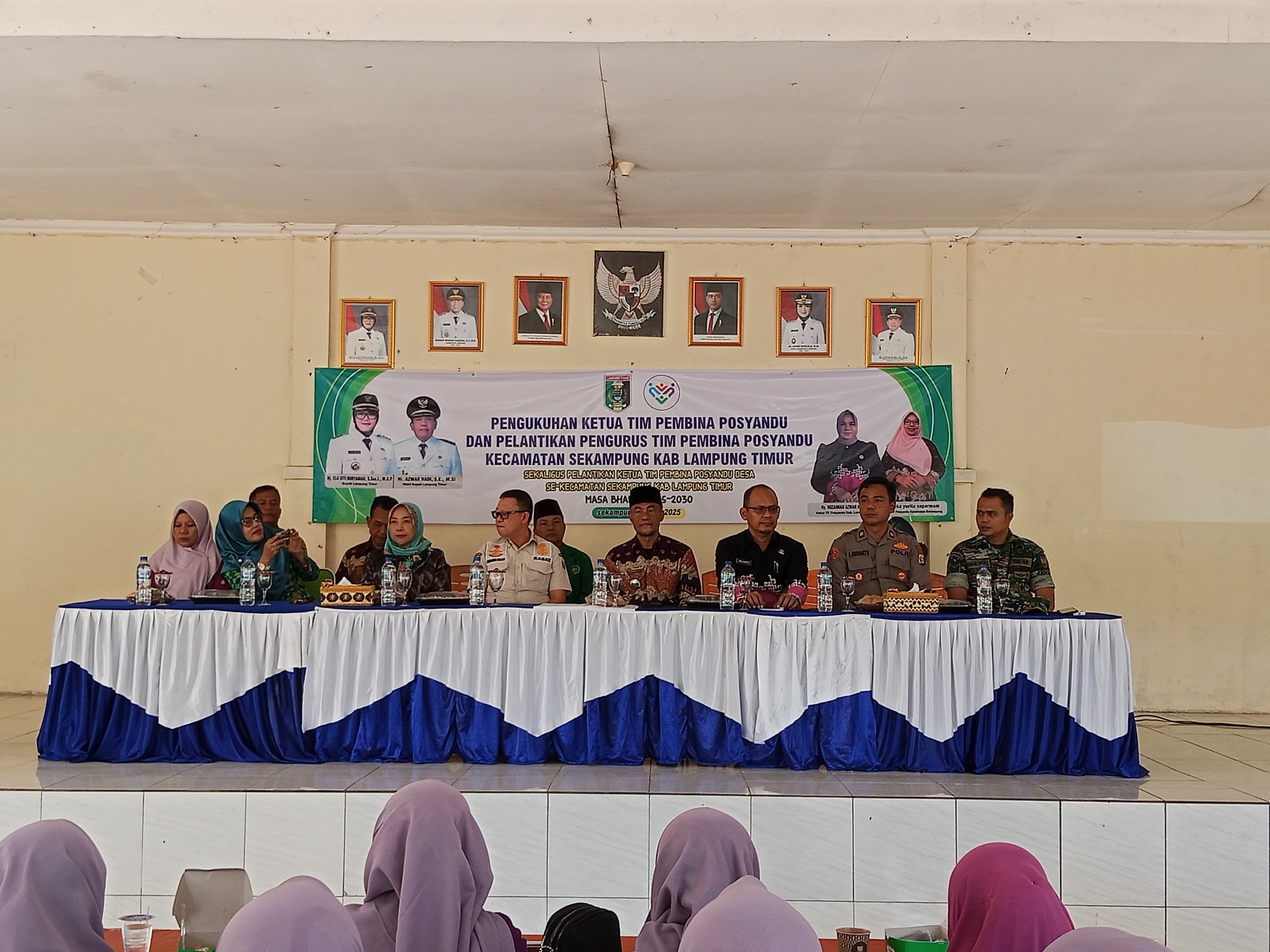 KUA Sekampung Hadiri Pengukuhan Ketua Tim Pembinaan Posyandu