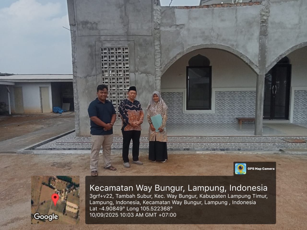 Miftahudin Laksanakan Verivikasi Tanah Wakaf Masjid Miftakhul Jannah 