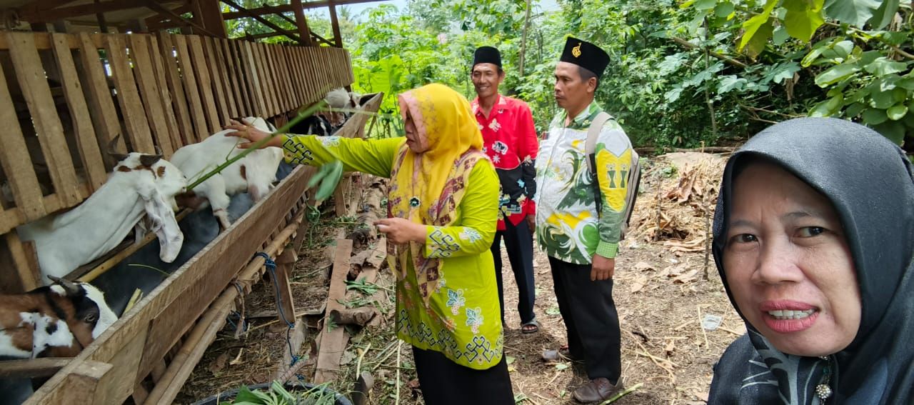 Kunjungan Pendamping UPZ KUA Batanghari ke Binaan Usaha Produktif di Batangharjo